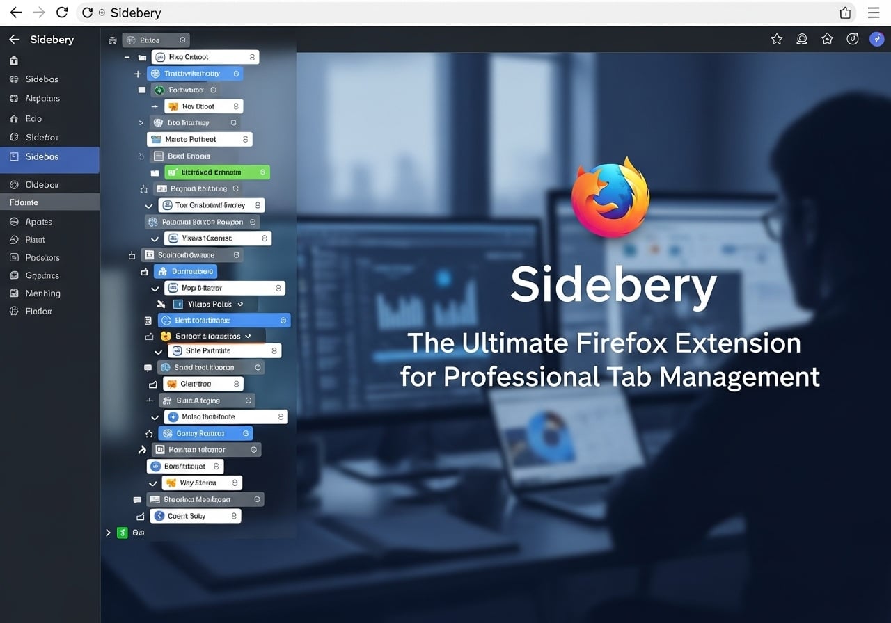 Sidebery: Die ultimative Firefox-Erweiterung für professionelles Tab-Management