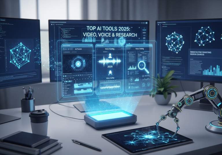 Die besten KI-Tools für Video, Voice-Cloning und Recherche im Jahr 2025