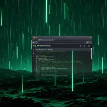 Matrix-Effekte mit dem Rezmason/matrix GitHub-Repo – Digital Rain fürs Web
