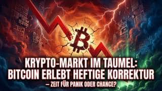 Krypto-Markt im Taumel: Bitcoin erlebt heftige Korrektur – Zeit für Panik oder Chance?