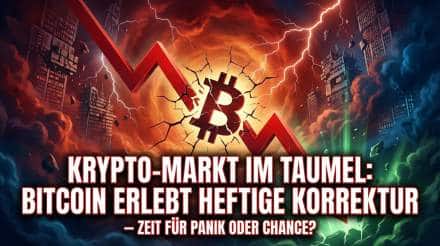 Krypto-Markt im Taumel: Bitcoin erlebt heftige Korrektur – Zeit für Panik oder Chance?