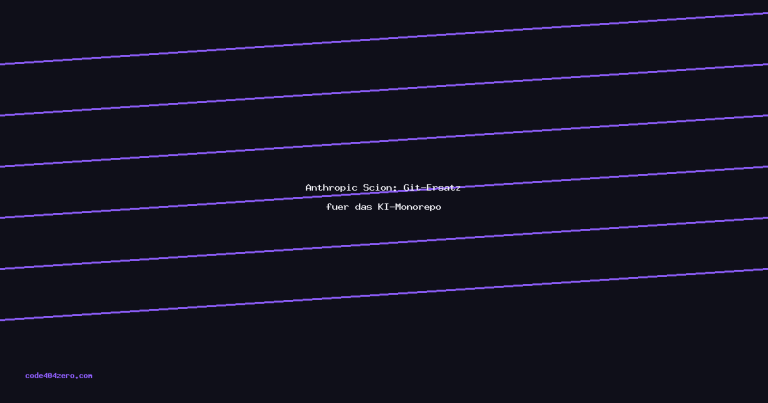 Anthropic Scion Versionskontrollsystem für KI-Monorepos